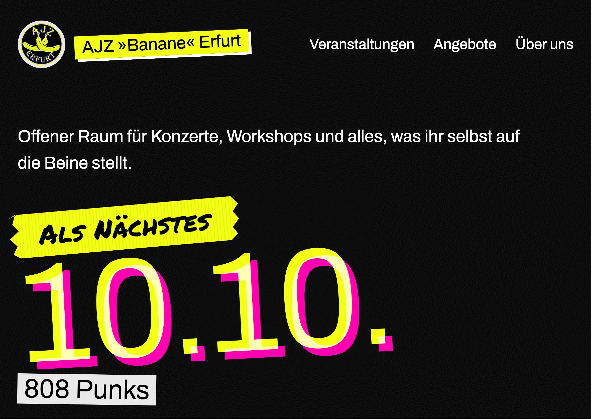 Screenshot von ajz-erfurt.com