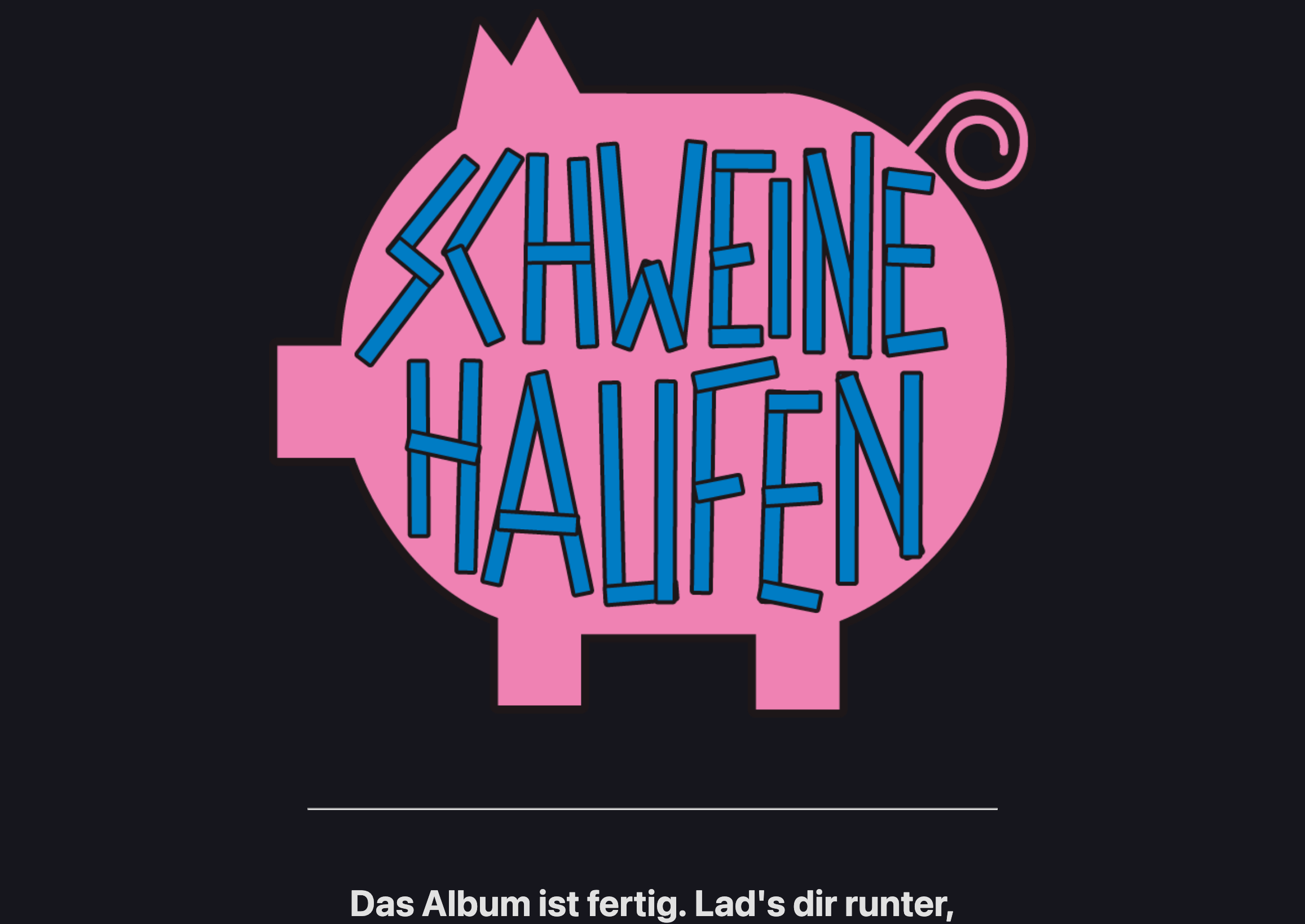 Screenshot von schweinehaufen.jetzt